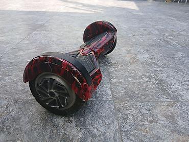 Электротранспорт: Hovərbord – özünü tarazlayan elektrikli skuter - Dizayn: Qara-qırmızı — 2