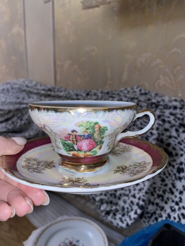 Qab-qacaq dəstləri və servizlər: Çay dəsti, Bohemia, 6 nəfərlik, Rusiya
