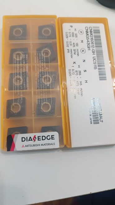 İstehsal avadanlığı: Dəzgah alətləri və kəsici lövhəciklər (freze və torna üçün) — 32