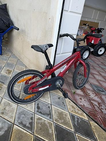 Velosipedlər: Uşaq velosipedi – 16” Dunlop/SHIMANO - Rəng: qırmızı - Çərçivə: polad — 2
