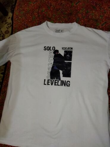 Футболки: Футболка Оверсайз 3xl с принтом аниме Solo Leveling