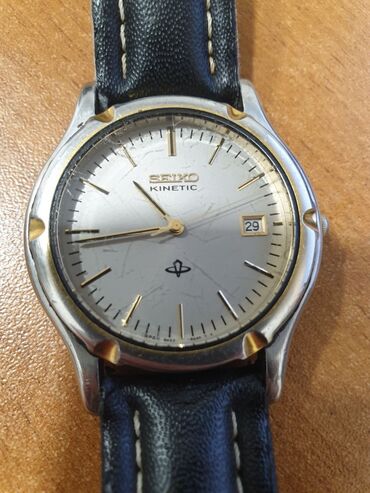 platja iz londona: Японские часы Seiko Kinetic Редкая модель, одни из первых моделей