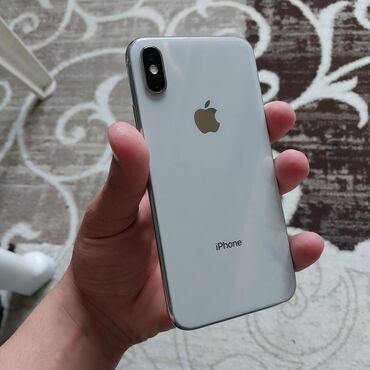 iphone x plata 64gb: IPhone X, 64 ГБ, Белый, Беспроводная зарядка