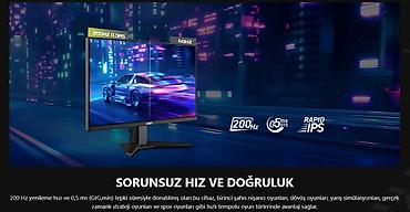 pc monitor: MSI Gaming MAG 274F MS-3CE427"Flat,200Hz,0.5ms, 300nits,Rapid IPS — 3