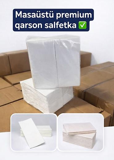 nem salfetka: Məhsul: Masaüstü premium qarson salfetka - Restoran, kafe, katerinq — 1