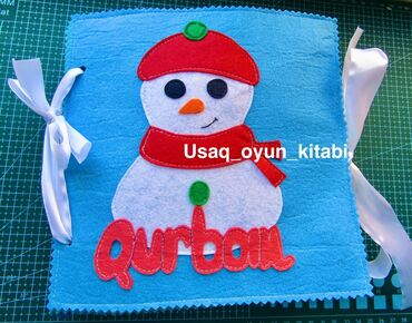 Tədris ədəbiyyatı: Əl işi olan bu uşaq oyun kitabı yumşaq materiallardan hazırlanıb və lalafo.az -da Tədris ədəbiyyatı: Əl işi olan bu uşaq oyun kitabı yumşaq materiallardan hazırlanıb və
