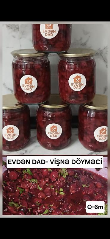 mürəbbə: EVDƏN DAD – təbii ev məhsulları - Gavalı döyməci: Yarılıb dilimlənmiş — 4