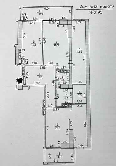 Продажа квартир: 3 комнаты, 95 м², Элитка, 12 этаж, Дизайнерский ремонт — 14