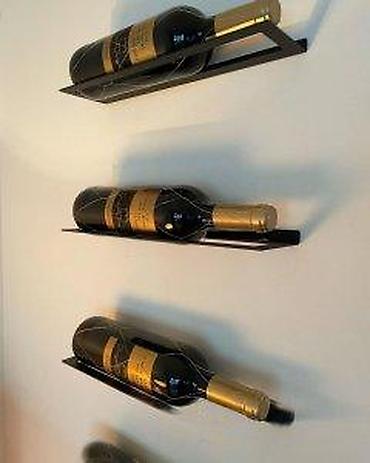 regali za vino: POLICE ZA VINSKE FLAŠE MODEL M18 | Izrada nameštaja po meri — 3