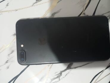 акумулятор для телефона: IPhone 7 Plus, Колдонулган, 128 ГБ, Jet Black, Кабель, 100 %