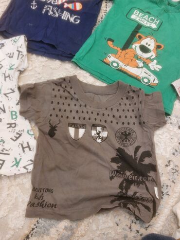 Cinslər və şalvarlar: Uşaq üçün denim şalvar dəsti - 4 fərqli model: 1) Tünd mavi, yarı — 11