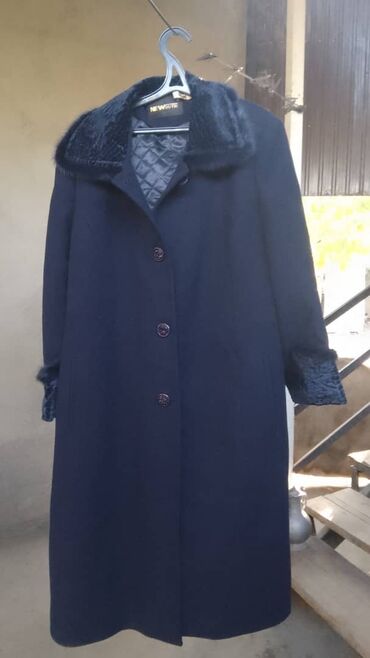женское шерстяное пальто: Пальто, 9XL (EU 58)