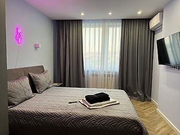 Посуточная аренда квартир: 1 комната, Душевая кабина, Постельное белье, Кондиционер — 22