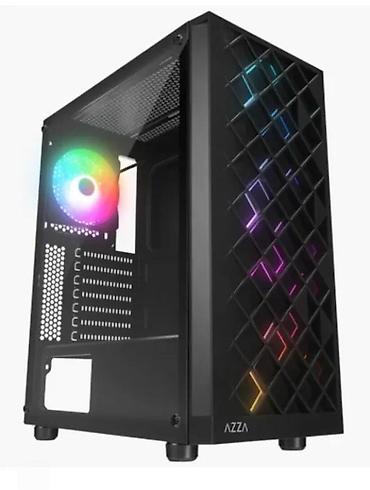 Ostali kompjuterski delovi: PC kućište AZZA – midi tower sa RGB osvetljenjem - Prednja maska sa — 2