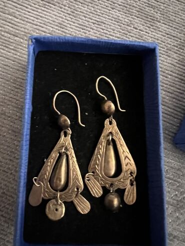 серьги с агатом: Antikvar əl işi qızıl sırğa. Nənəmin nənəsindən qalıb 1800 illərdən