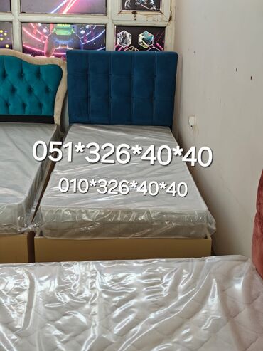 Çarpayılar: Yeni, Təknəfərlik çarpayı, Bazalı, Matras ilə, Azərbaycan — 6