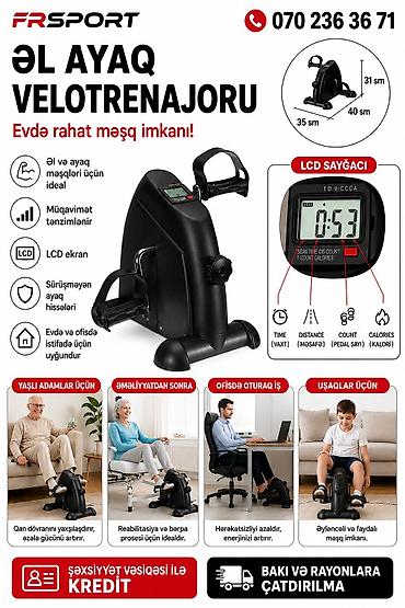 💥 velotrenajor, velosiped, əl ayaq velotrenajoru ✅ 7/24 əlaqə