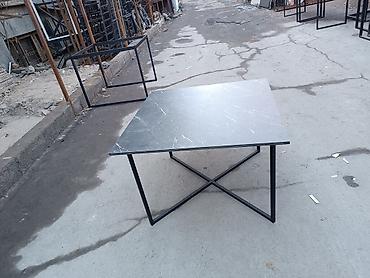 study table: Квадратный обеденный/журнальный стол в современном стиле 75 - — 3