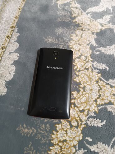 ленова телефон: Lenovo A1000, Б/у, 8 GB, цвет - Черный, 2 SIM
