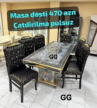 stol stul satisi: Masa desti sifarisle hazırlanır. ⚜️ İstehsaldan satiş, otağınıza — 1