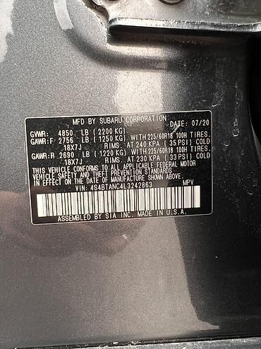 Subaru: Subaru Outback: 2020 г., 2.5 л, Вариатор, Бензин, Универсал — 12