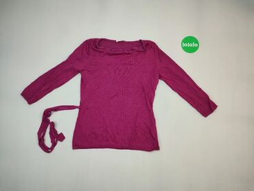 Bluzki: Bluza, XL (EU 42), wzór - Jednolity kolor, kolor - Liliowy