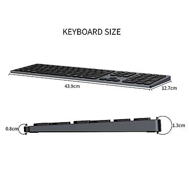 logitech k380: Клавиатура BK9803 Bluetooth 3.0 Aluminum alloy+ABS 110 keys 5 — 3
