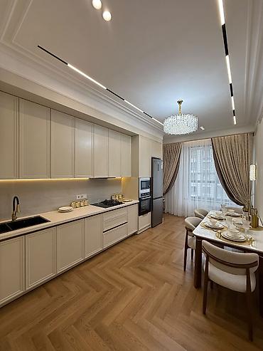 гостиницы бишкек: 3 комнаты, 106 м², Асанбай мкр Элитка, 10 этаж, Дизайнерский ремонт — 4
