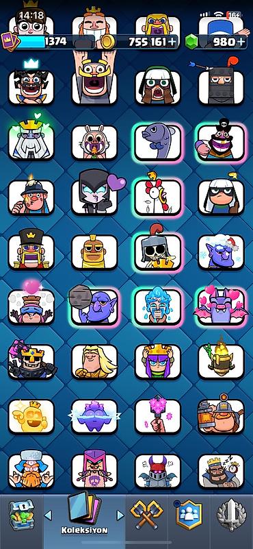 kohnə əsyalar: Clash Royale hesabı – uzunmüddətli aktiv profil - Xüsusi nişan: 10 — 6