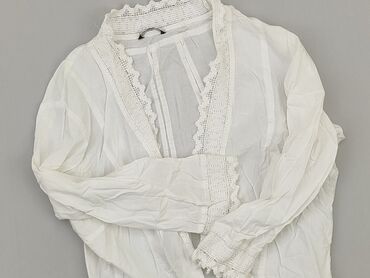 białe haftowana bluzki: Blouse, E-vie, M (EU 38), condition - Fair