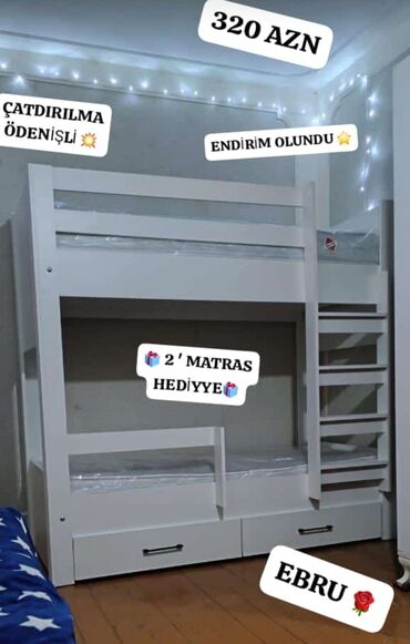 iki mertebe usaq yataqlari: Oğlan üçün, Siyirməli, Pulsuz matras, Türkiyə