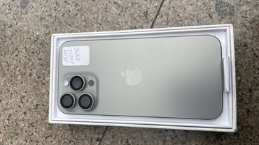 apple 15 pro max цена бишкек: IPhone 15 Pro Max, Колдонулган, 256 ГБ, Natural Titanium, Коргоочу айнек, Кабель, Куту, 99 %