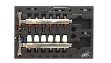 Муфты для соединения труб: Коллектор для теплого пола AususTeam из нержавеющей стали с — 24