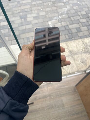 Samsung: Samsung Galaxy A12, 64 GB, rəng - Qırmızı, Barmaq izi, Face ID