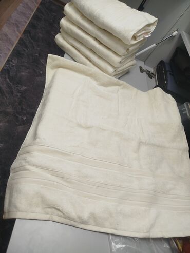 дорожка для ванны: Махровые полотенца, цвет молочный/айвори. - Материал: плотная махра