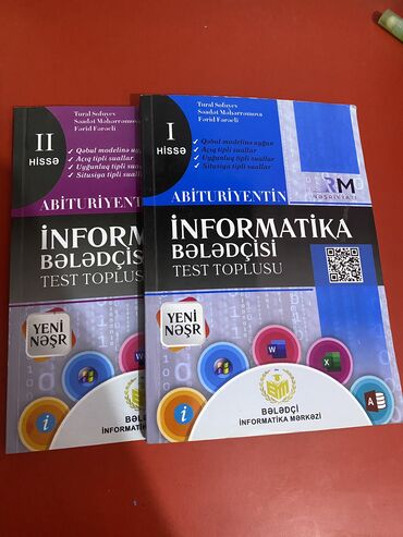 Русский язык: İnformatika Test (Bələdçi) 2si bir yerdə satılır 7 azn istifadə