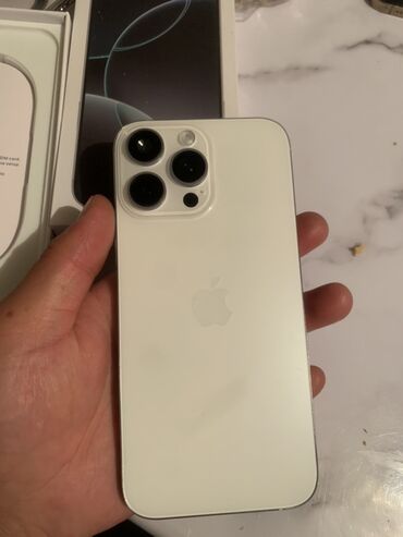 айфон 11 max: IPhone 16 Pro Max, 1 ТБ, White Titanium, Коробка