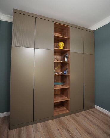 Шкафы для одежды: Шкаф для одежды, Новый, Прямой, Другой материал — 4