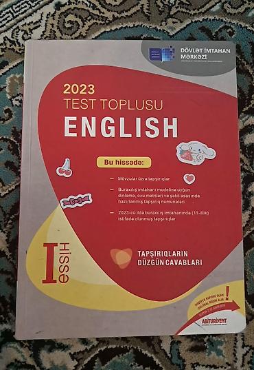 Testlər: İngilis dili Testlər 11-ci sinif, DİM, 1-ci hissə, 2023 il — 1