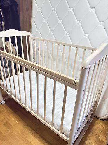 bambuk dosek: Taxta uşaq beşiyi Uşaq beşiyi HAPPYBaby-dən alınıb. Vəziyyəti — 3