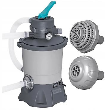su qablari: Peşəkar Bestway 58515 Flowclear™ Qum Filtr-Nasosu (3.028 L/saat nasos — 1