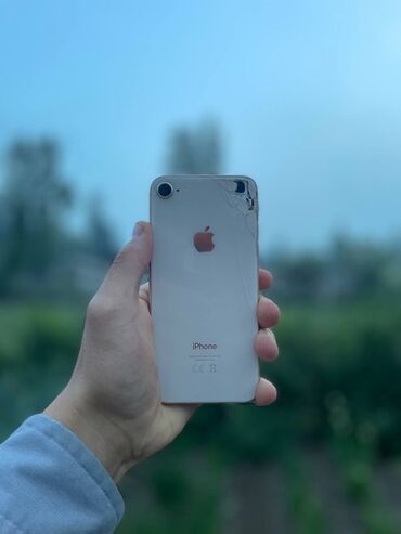 сколько стоит ремонт экрана телефона: IPhone 8, Б/у, 256 ГБ, Rose Gold, 75 %