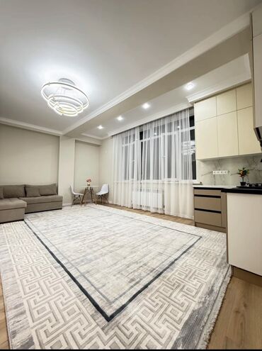 долгосрочная квартира бишкек васток 5: 2 комнаты, 55 м², Элитка, 9 этаж, Евроремонт