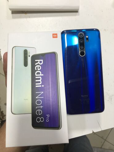 xiaomi mi a1: Xiaomi Redmi Note 8 Pro, 128 ГБ, цвет - Синий, 
 Отпечаток пальца