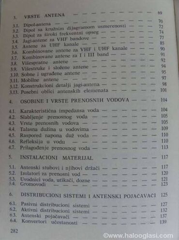 Knjige i stripovi: Tehnička knjiga: TV UKT i satelitske antene 1991. 261 str. Tehnička — 14