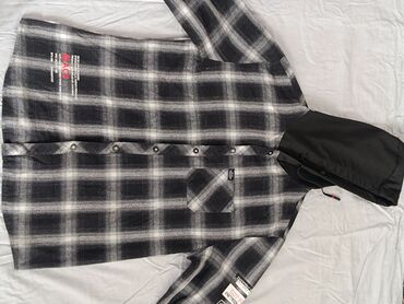 воротник мужской рубашки: Рубашка M (EU 38), L (EU 40), цвет - Черный