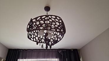 İşıqlandırma: Çılçıraq, 3 lampa, Metal — 2