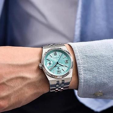 Ručni satovi: PAGANI DESIGN PD-YS027 - 40.5mm -Plava- Rolex Land-Dweller Potpuno — 4