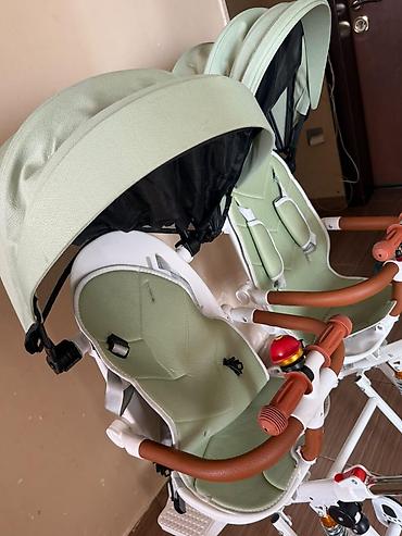 ikea uşaq stulu: Ekiz velosiped satilir 190 azn. Yagmurluqu var və aksesuarlari da — 4