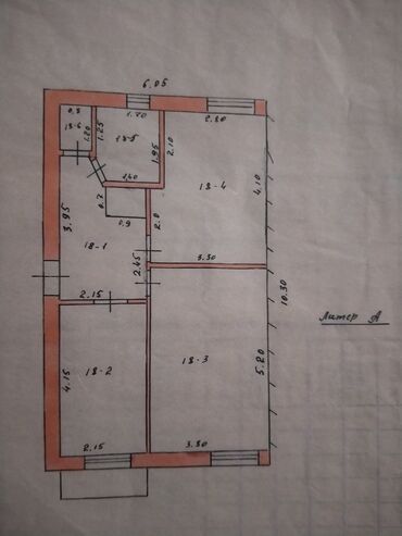 я ищу квартира кызыл аскер: 2 комнаты, 49 м², Не угловая, 1 этаж, Свежий ремонт